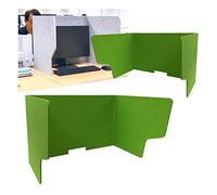 Separadores de escritorio para escritorios de estudiantes, paneles de privacidad de oficina con recortes para centros de llamadas, aulas y bibliotecas