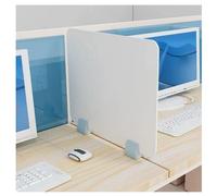 Separadores de Escritorio para privacidad, Divisor de privacidad for Escritorio, Panel acústico de Fibra de poliéster, Blanco, Varios tamaños(40x80CM)