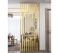 Separadores de habitación de columna de hierro hueco, pantallas de división de suelo a techo, altura personalizable para una separación flexible del espacio en hogares y oficinas