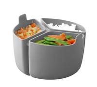Separadores de ollas de silicona para cocinar | Forro de silicona para olla de cocción lenta | Divisor de olla de cocción lenta de 3 compartimentos | Accesorios de cocina resistentes al calor para