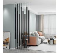 Separadores de pared de láminas de metal, pantallas de privacidad para interiores para una separación versátil del espacio, ideal para pasillo, puerta delantera, sala de estar y decoración de entrada