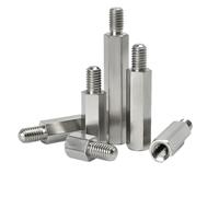 Separadores de Pared Separador PCB soporte hexagonal tablero espaciado tornillo columna pilares espaciadores perno M2 .5 M3 M4M5M6M8M10(18mm (10pcs),M10 (head 15mm))