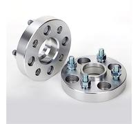 Separadores de Rueda 2 Piezas 15-50mm PCD 4x108 CB 63,4mm Adaptador Espaciador Rueda para Ford para Fiesta ST para Focus Espaciador de Ruedas (Talla : 25mm)
