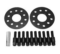 Separadores De Rueda Centrados, Aleación De Aluminio, 2 Piezas, 8mm, Rojo - Ajuste Preciso, Alta Resistencia A La Corrosión, Compatible Con A3 A4 A5 A8 1997-2008 (negra)