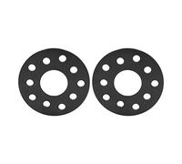 Separadores de Rueda de Aleación de Aluminio 5mm, Adaptadores Centrados para Ruedas, 2 Piezas, Color Negro - Alta Resistencia, Compatible con Modelos Seat, Fácil Instalación