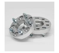 Separadores de ruedas 15/20/25/30/35/40mm PCD 5x114,3 CB 67,1mm Adaptador Espaciador De Rueda De Aluminio Traje De 5 Terminales Coche Para DODGE Universal Separadores Llantas(Plata,15mm)