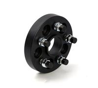 Separadores de ruedas 15/20/25/30/35/40mm PCD 5x114,3 CB 67,1mm Adaptador Espaciador De Rueda De Aluminio Traje De 5 Terminales Coche Para DODGE Universal Separadores Llantas(Negro,30mm)