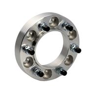 Separadores De Ruedas 2/ 4pcs 25/30/35/40/4 5 mm PCD 6x114.3 66.1 espaciadores de ruedas adaptador 6 oreñimiento(2PCS 45mm Silver)