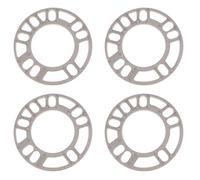 Separadores de Ruedas Aluminio 4 PCS 5 mm rueda de automóvil espaciador shims placa universal Uso apto para 5x100 5x108 5x112 5x114.3 aleación aluminio 135 / 75mm