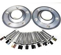 Separadores de Ruedas Compatible Con Benz Para Clase C W203 C240 C55 C32 2002-2007 15 Mm 5X112 66,6 Adaptadores Espaciadores Rueda Centrados Para Automóvil 10 Piezas 12 * 1,5 Pernos(Silver)