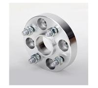 Separadores de ruedas para automóviles 2 uds PCD 4x100 CB 57,1mm adaptador espaciador de rueda espesor 4lug para vw para jetta Gower old Sandanap Sang Silkworm 200 M12x1.5(2PCS 35mm Silver)