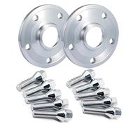 Separadores de Ruedas para BMW E36 E65 E90 para M1 para M3 para M6 Junta de centrado de buje Separador de Rueda Automóviles Kit de ensanchamiento de calzas de centrado de buje (Negro 15 mm, 12x1.5)