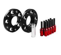 Separadores De Ruedas Para Coche Para E36 E82 E88 2 Uds 20mm 5x120mm Espaciadores Rueda Centrados 72,56mm Paso Rosca M12x1.5 Con Pernos(Red)