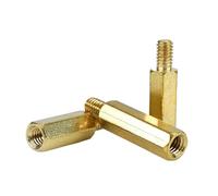 Separadores hexagonales macho-hembra, Espaciadores hexagonales de latón M2-M5 for placa base, longitudes 3-12 mm, 200/300 piezas(3mm (300pcs),M2 (Thread 3mm))