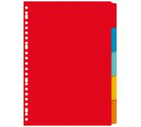 Separadores Kangaro A4 reciclados en blanco, 180 grs 23r. 5 piezas surtidas.