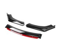 Separadores Labios Delantero Kit De Carrocería Universal para Parachoques Delantero De Coche Difusor De Labios Inferiores Alerón Accesorios para Coche Piezas De Automóvil Alerón Delantero(Red)