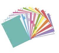 Oxford Separadores Strongline para archivador A4 Cartulina – 10 posiciones, 10 colores