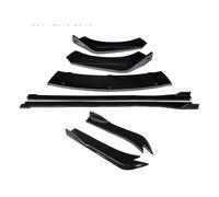 Separadores Parachoques Delantero Coche Kit Carrocería Labios Extensiones Faldas Laterales Alerón Ángulo Envoltura Trasera para Subaru para Legacy Falda Lateral Coche(Gloss Black)
