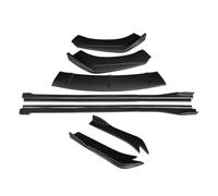 Separadores Parachoques Delantero Coche Kit Carrocería Labios Extensiones Faldas Laterales Alerón Ángulo Envoltura Trasera para Subaru para Legacy Falda Lateral Coche(Negro Mate)