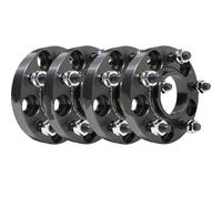 Separadores Placa Brida T6-7075 Espaciadores Rueda Aluminio Adaptador Ensanchado Cubo 4 Piezas 5x108 60,1 Para Chery Para Jetour Para Traveler Para T2 Forged Wheels Spacer Kit(4pcs 30mm-BK)