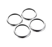 Separadores Rueda 4 anillos céntricos cubo rueda aleación aluminio coche diámetro central: 60,1-56,1/66,6-57,1-64,1/67,1-57,1/73,1-60,1(73.1-56.1mm)