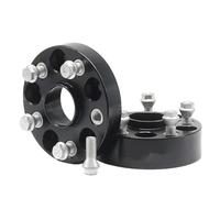 Separadores Rueda Adaptador espaciador de rueda universal M12XP1.5 15/20/25/30/35/40 mm PCD 4x114,3 CB 64,1 mm, apto para 4 espárragos(2Piece 30mm Silver)