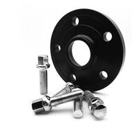 Separadores rueda Espaciador De Llantas Aluminio Forjado, Adaptador Rueda 5x100, 5x3,94 CB, 57,1mm, Para Chrysler PT Para Cruiser Para Lavida 1 Unidad Espaciadores rueda(2PC Black adapters 15mm)