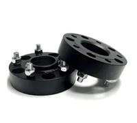 Separadores Rueda Espaciadores De Rueda J207 Para Jeep Para Wrangler JK 2007-2017 Color Negro Y Plateado 4 Unidades 30 Mm ESPACIADOR RUEDAS(Black)