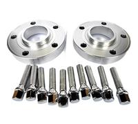 Separadores Rueda para BMW E39 Serie 5 525i 528i 530i 540i para M5 con 10 Pernos 25 Mm Adaptador Kit Ensanchamiento Coche 5x120 74,1 Espaciador Rueda Centrado Cubo Espaciadores Rueda(25mm Silver)