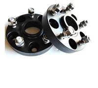 Separadores Rueda Para Ford Para Mustang Piezas Aleación Automóvil Restauración Brida Cubo Rueda Automóvil Espaciador Desplazamiento Posicionador Espaciadores Ruedas Coche(25mm Black)