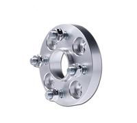 Separadores Ruedas 2 Piezas Para Clio Para Captur Para Megane Para Logan Wind Espaciadores Rueda Aleación Aluminio Forjado Adaptadores PCD 4x100 CB 60.1(Silver 30mm 2PCS)