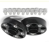 Separadores Ruedas Aluminio 2 adaptadores espaciadores rueda 25/30/35 mm 5 x 108 mm 63,4 mm 5 espárragos aptos para Land universales M12 x 1,5 mm 14 x 1,5 mm(2PCS 25mm M12x1.5)