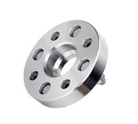 Separadores Ruedas Aluminio Adaptador espaciador de rueda 25/30/35/40 mm PCD 5x120,65 CB 70,3 mm 5 espigas universal para Land para Rover(2PCS 40mm Silver)