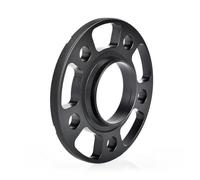Separadores Ruedas Aluminio Espaciadores rueda Embers para Mercedes color negro 5 x 112 CB 66,6 mm adaptadores cubo llantas aleación aluminio forjado 2 piezas(2PCS Black 12mm)