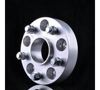 Separadores Ruedas Buje PCD 5X114.3 Diámetro Del Cubo 67.1MM Para Mazda Universal Series Car 5 Lug Rueda Espaciadores Junta Separadores(Silver 20mm)