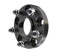 Separadores Ruedas Buje PCD 5X114.3 Diámetro Del Cubo 67.1MM Para Mitsubishi Universal Series Car 5 Lug Rueda Espaciadores Junta Separadores(Black 25mm)
