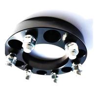 Separadores Ruedas Coche 2 espaciadores rueda reparación automóviles 6 x 139,7 x 108 x 12 x 1,5 pernos 25 30 mm para Dodge para Ram 50 1985-1993 juego espaciadores(30mm black)