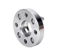 separadores ruedas coche 2 Piezas 15 20 25 35mm PCD 5x110 CB 65,1mm Adaptador Espaciador Rueda Para Magna Para Zafira Para Vectra Para Corsa(2PCS 40mm Silver)