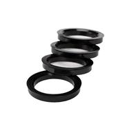 Separadores Ruedas Coche 4 piezas 54,1-73,1 54,1-67,1 54,1-65,1 54,1-60,1 54,1-57,1 54,1-56,6 54,1-56,1 mm Anillos centrales cubo rueda plástico rígido PE juego espaciadores(54.1-56.1mm)