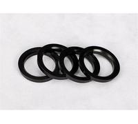 Separadores Ruedas Coche 4 piezas 54,1-73,1 54,1-67,1 54,1-65,1 54,1-60,1 54,1-57,1 54,1-56,6 54,1-56,1 mm Anillos centrales para cubo de rueda de plástico rígido PE juego espaciadores(54.1-65.1mm)