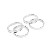Separadores Ruedas Coche 4 Uds. Anillos céntricos universales para cubo rueda coche, piezas repuesto para ruedas coche con orificio central aleación aluminio para vehículo