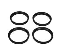 Separadores Ruedas Coche 4 unids/set de anillos céntricos de cubo rueda plástico para coche, orificio Universal 73,1-57,1 66,6-57,1