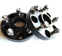 Separadores Ruedas Coche Adaptador espaciador de rueda PCD 5x120 CB 66.1 para Chevy para Camaro para Impala para Corvette juego espaciadores(15mm Black)