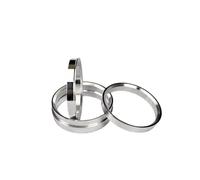 Separadores Ruedas Coche Anillos de cubo de aluminio para coche, diámetro central rueda 69,1-68,1 70,3-68,1 71,5-68,1 72,56-68,1 73,1-68,1 74,1-68,1 84,1-68,1mm, 4 Uds.