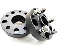 Separadores Ruedas Coche Espaciador rueda 4 orificios 4x100 60.1 adaptador rueda personalizado para Mazda para Scrum para furgoneta para camión para vagón juego espaciadores(25mm black)