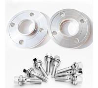 Separadores Ruedas Coche Espaciador rueda cubo orificio central 20mm 0,79 pulgadas 4 x 108, 65,1 8 pernos rueda 45mm (12 x 1,25) para Citroen Para Cactus c4 20 juego espaciadores(Plata)