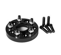 Separadores Ruedas Coche Espaciador rueda forjado negro centro cubo 2/4 piezas 6 x 120 CB66,9mm M14 x 1,5 para GMC para Canyon 2015-2025, placa brida 25/30 mm juego espaciadores(2pcs 30mm)