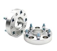 Separadores ruedas coche Espaciadores Rueda Universales De 5 Terminales, 15/20/25/30/3540/50mm PCD 5x100 CB 57,1mm M12 X1.5mm, Adaptador Espaciador Rueda Aluminio Para Coche, Placa Cuñas, 2 Uds.(2 PCS