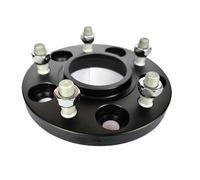 Separadores Ruedas Coche Lote 2 Espaciadores Rueda Aluminio 5 X 120 Mm (5 4,72 Pulgadas 66,1 Mm/2,6 14, 15 0,) Separador Llanta(Negro)