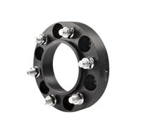 separadores ruedas coche Para Mitsubishi Para Pajero PCD 6x139,7 CB 67,1 M12X1.5 Adaptador De Cubo Espaciadores Rueda Negra Aluminio 2 Piezas(Black 25mm 2PC)